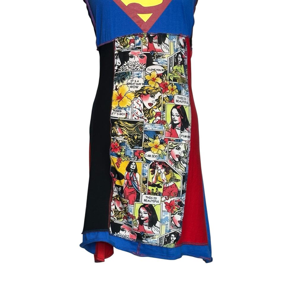 Styles Ever After Super Heroes Patch Work Tank Mi… - image 7